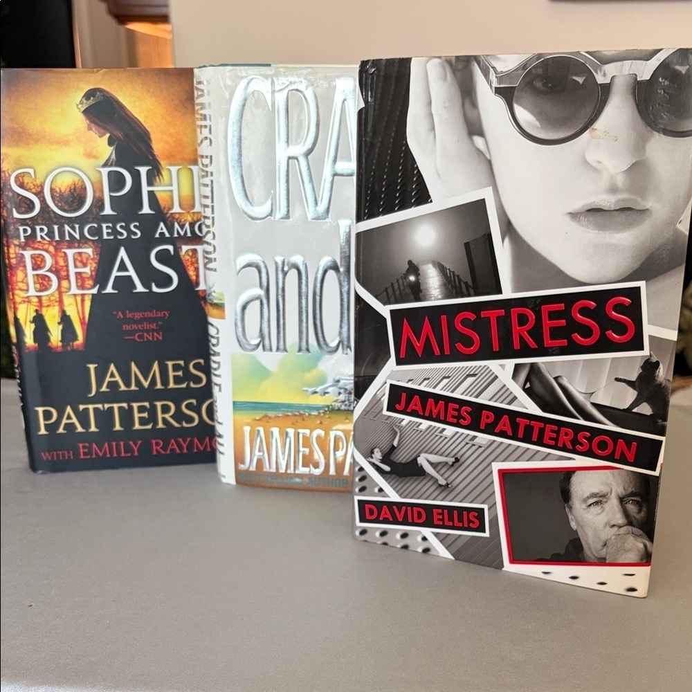 James Patterson Book Set of three hardback’s.
